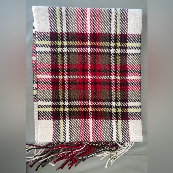 BURBERRY CASHMERE AND WOOL GIANT MULTI-COLOUR PLAID SCARF/SHAWL LARGE 15" X 76" - Picture 3 of 7